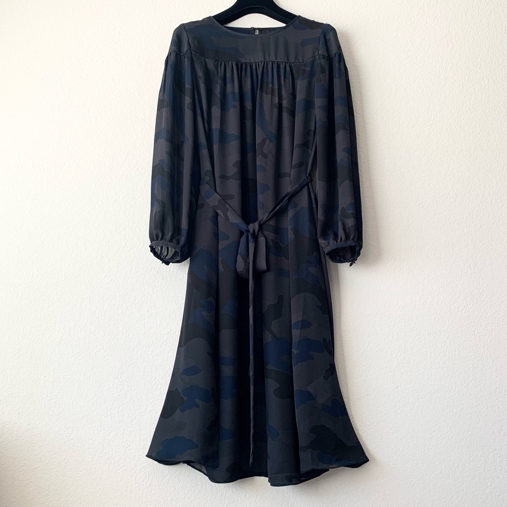 Banana Republic Camo Sheer Dress